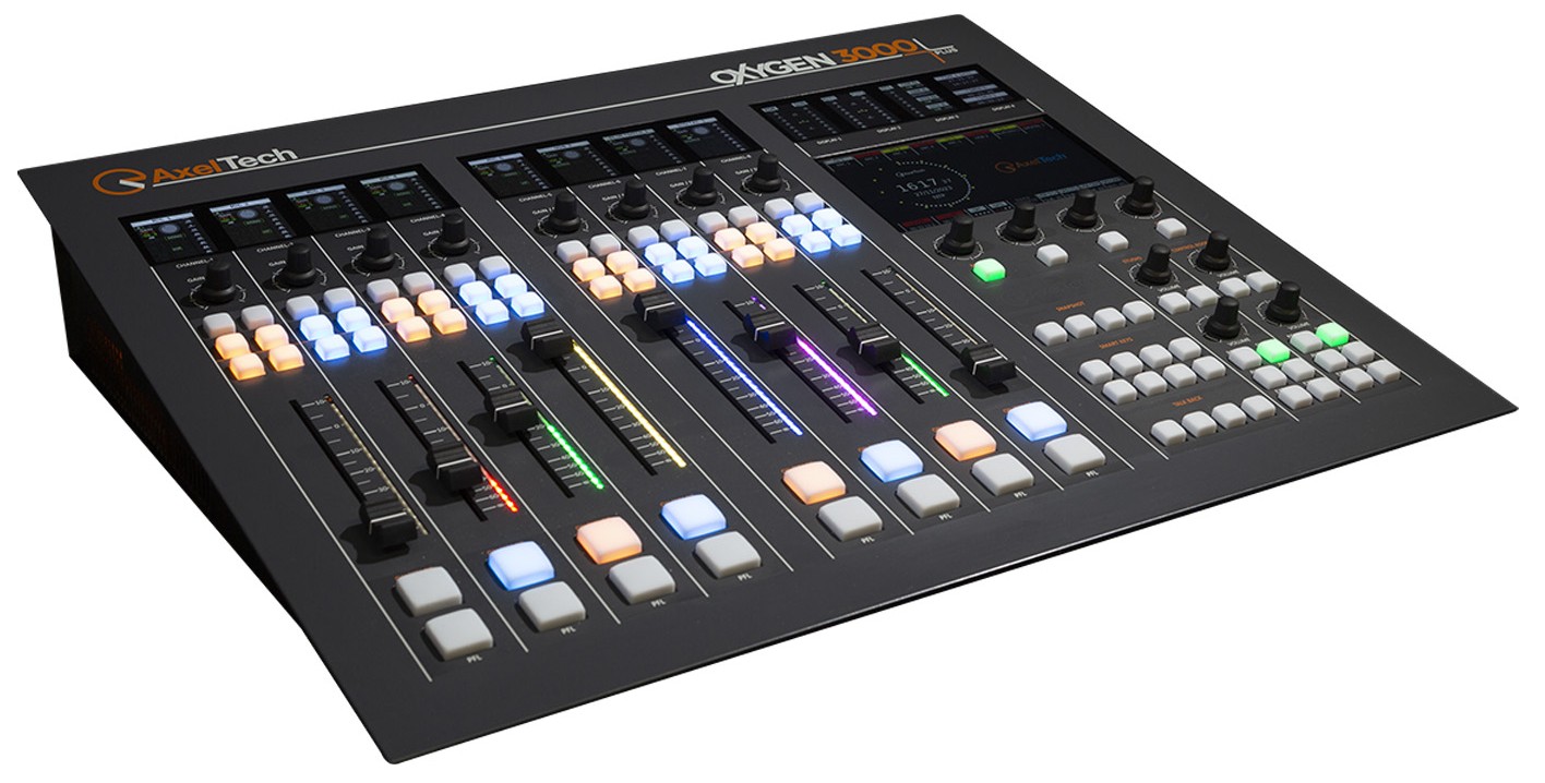 Axel Oxygen 3000 Plus Digital Broadcast Console 8 Faders