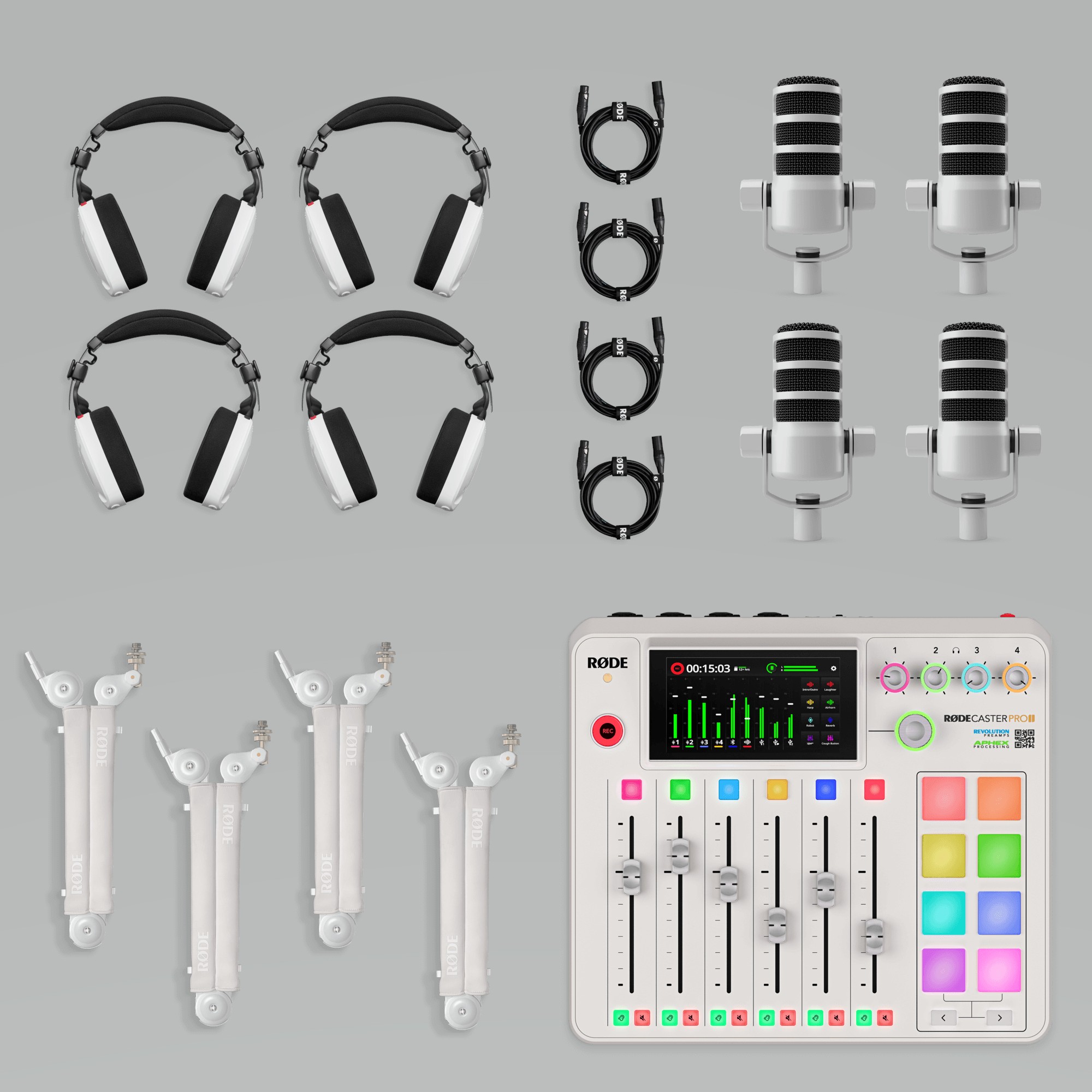 RØDECaster Pro II Bundle White